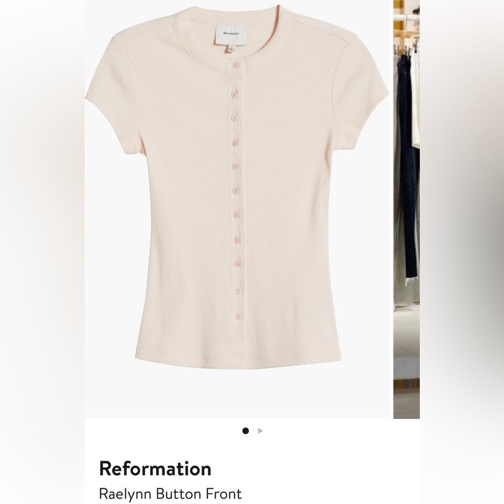 Reformation raelynn Women's sobret Button Front Top